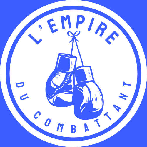 logo l'empire du combattant couleur inversée