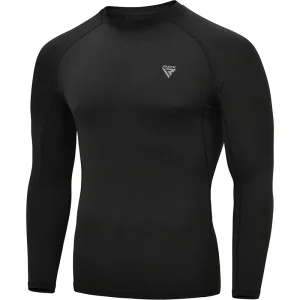 RDX T15 Maillot Noir Manches Longues Anti-Irritation
