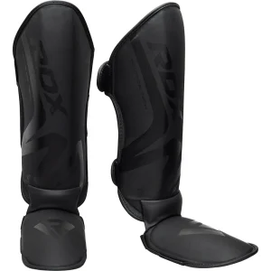 RDX T15 Protège Tibia Cou De Pied Noir